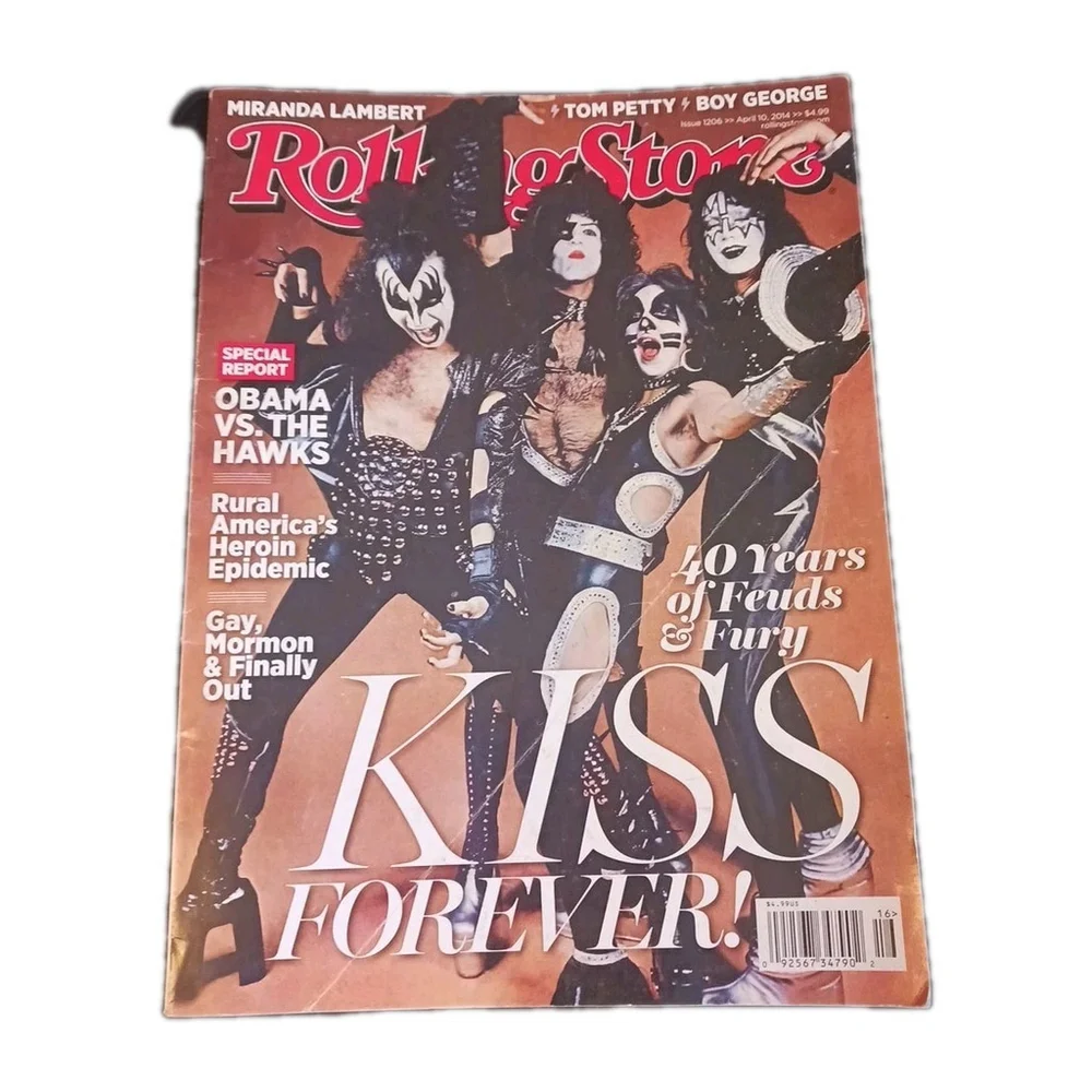 Rolling Stone Magazine KISS April 10 2014 Issue